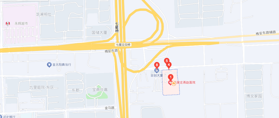 石家庄燕赵医院位置地图